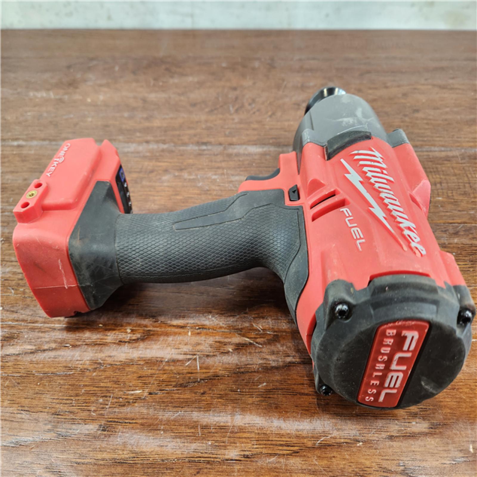 AS-IS Milwaukee M18 FUEL ONE-KEY Brushless Cordless 7/16 in. Hex High Torque Impact Wrench (Tool-Only)