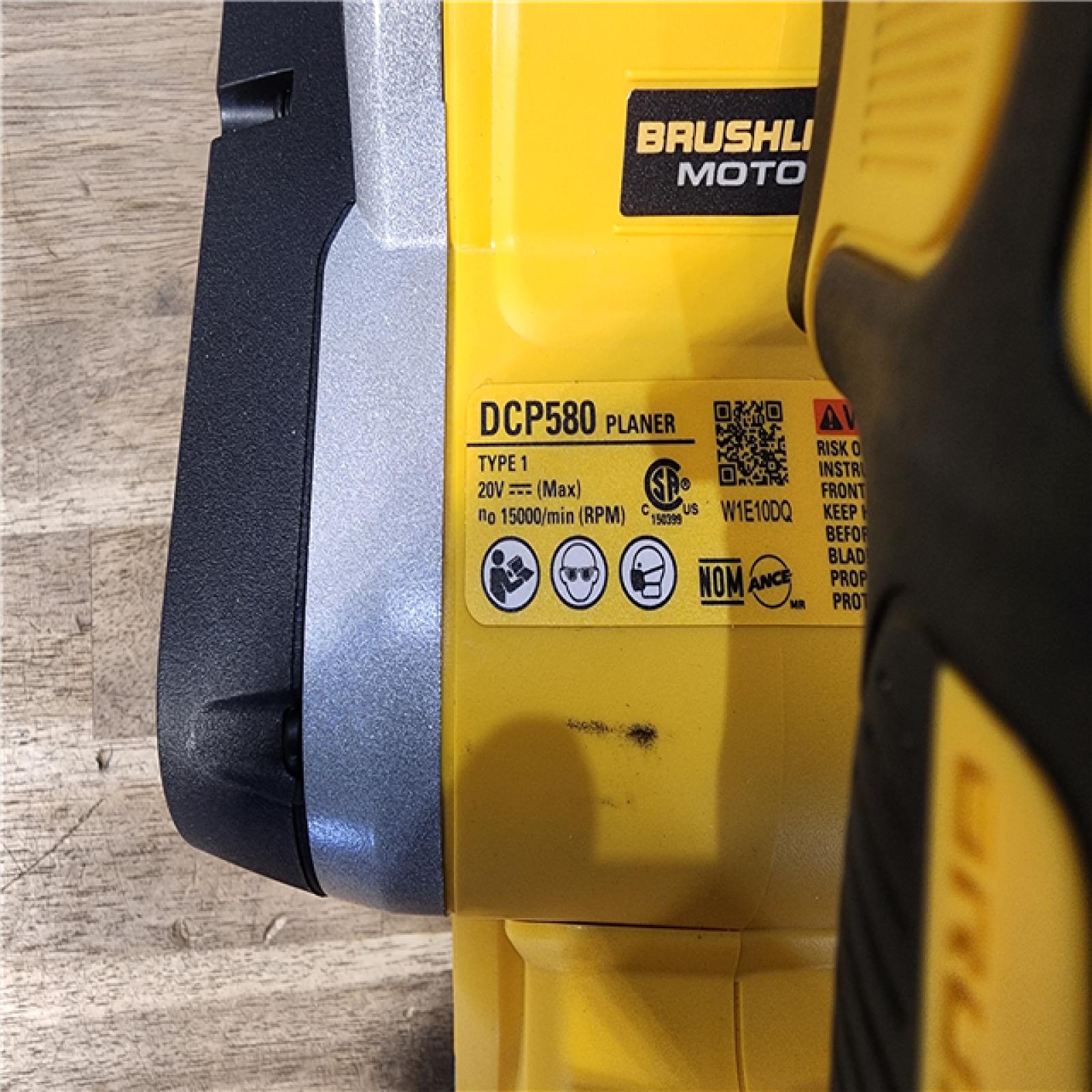 HOUSTON LOCATION - AS-IS DEWALT DCP580B 20V MAX Lithium Ion Brushless Planer
