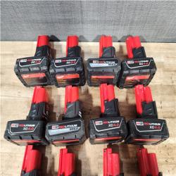 HOUSTON LOCATION - AS - IS MILWAUKEE BATTERY PACK QTY - 16