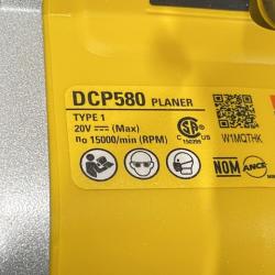 AS-IS DEWALT 20V MAX XR Cordless Brushless 3-1/4 in. Planer (Tool Only)