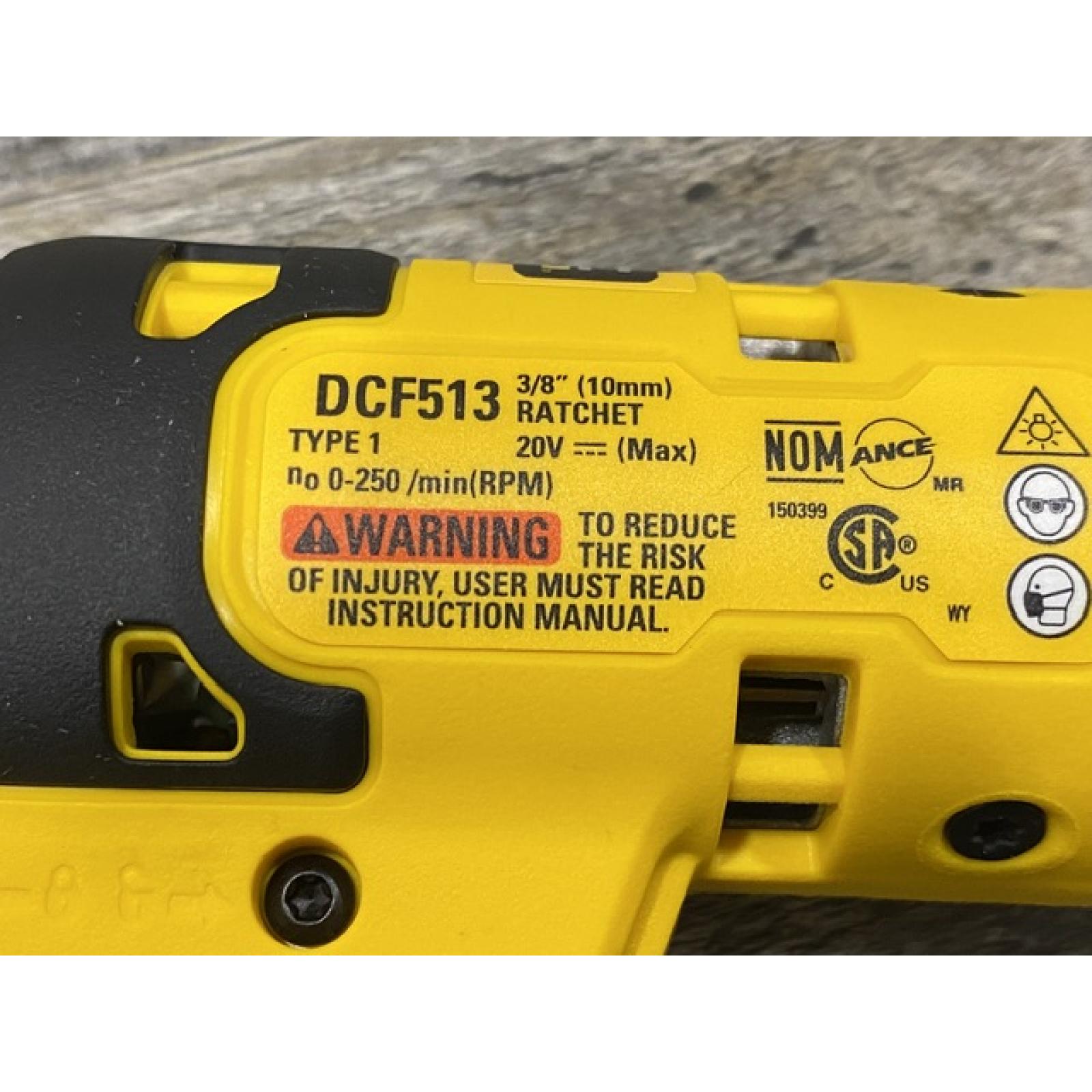 AS-IS DEWALT ATOMIC 20V MAX Cordless 3/8 in. Ratchet (Tool Only)