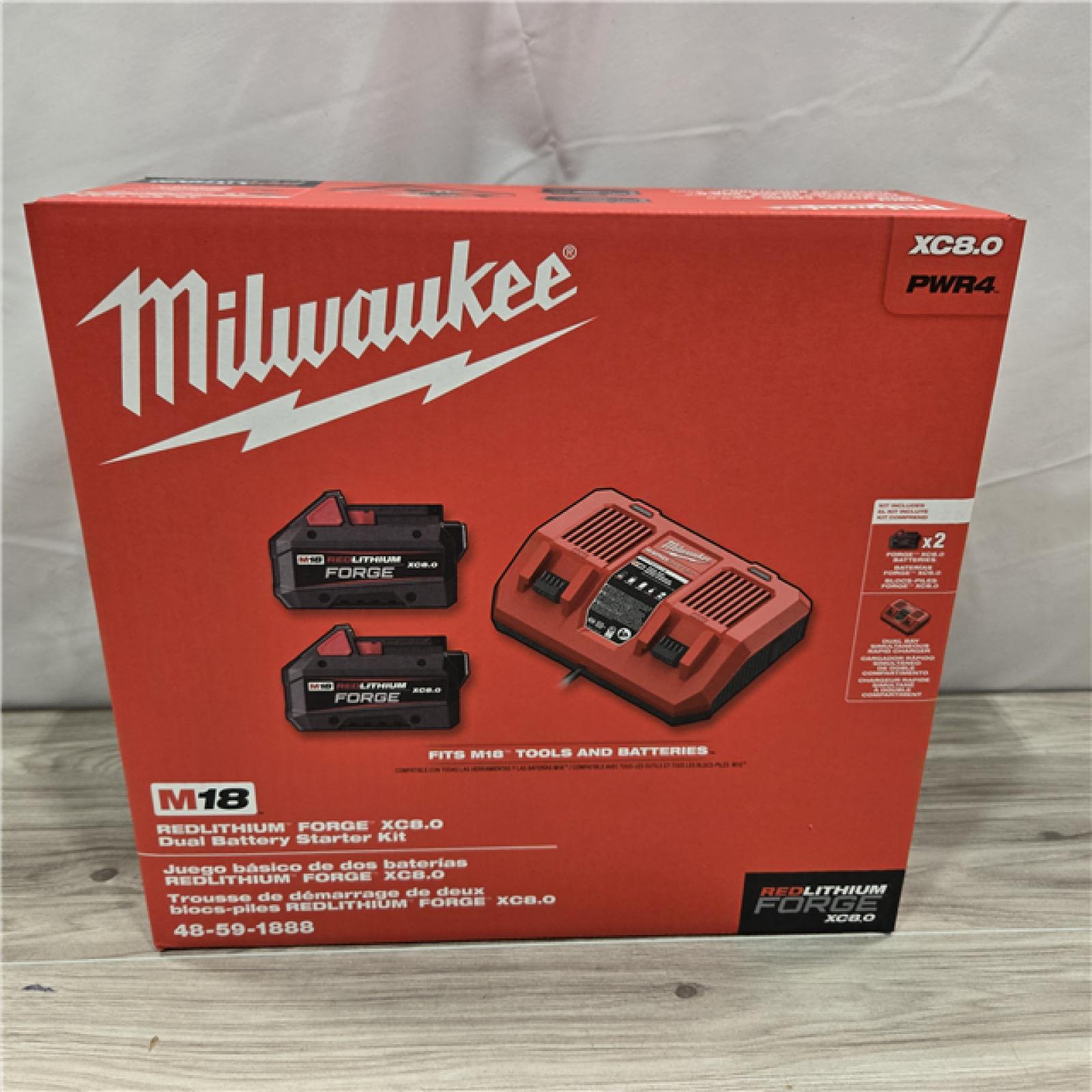 NEW! - M18 18-Volt Lithium-Ion REDLITHIUM FORGE Starter Kit