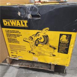 As-Is- DeWALT  12in Double Bevel Sliding Compound Miter Saw