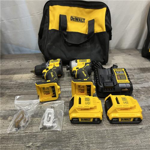 AS-IS DEWALT ATOMIC 20-Volt MAX Lithium-Ion Cordless Combo Kit