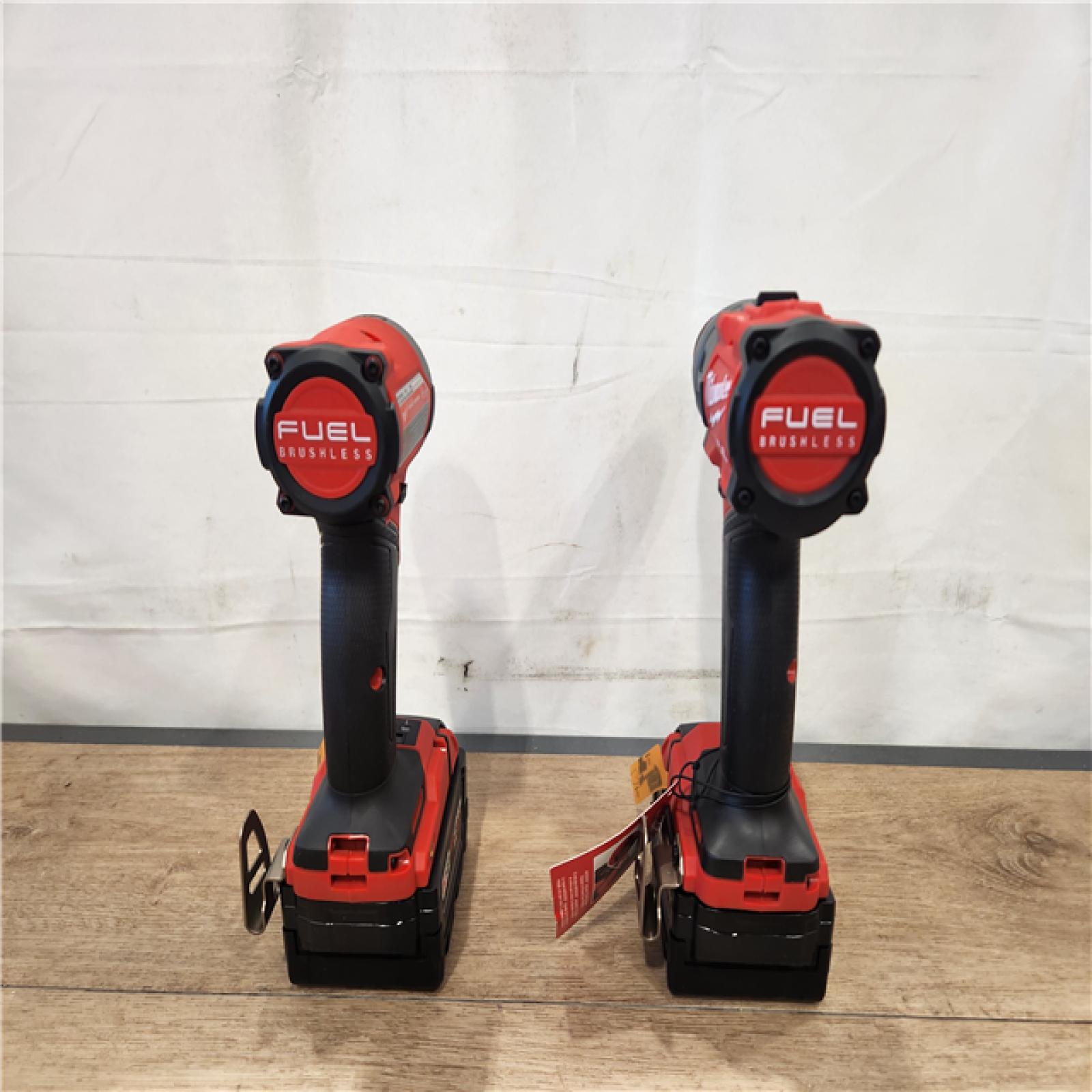 AS-IS- Milwaukee FUEL 18V Lithium-Ion Brushless Cordless Hammer Drill and Impact Driver Combo Kit