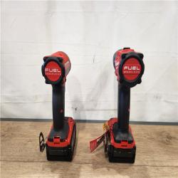 AS-IS- Milwaukee FUEL 18V Lithium-Ion Brushless Cordless Hammer Drill and Impact Driver Combo Kit