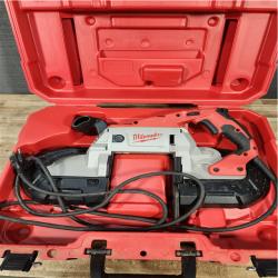 Houston Location AS-IS  Milwaukee 11 Amp Deep Cut Band Saw with Hard Case