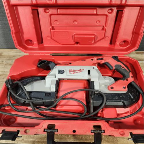 Houston Location AS-IS  Milwaukee 11 Amp Deep Cut Band Saw with Hard Case