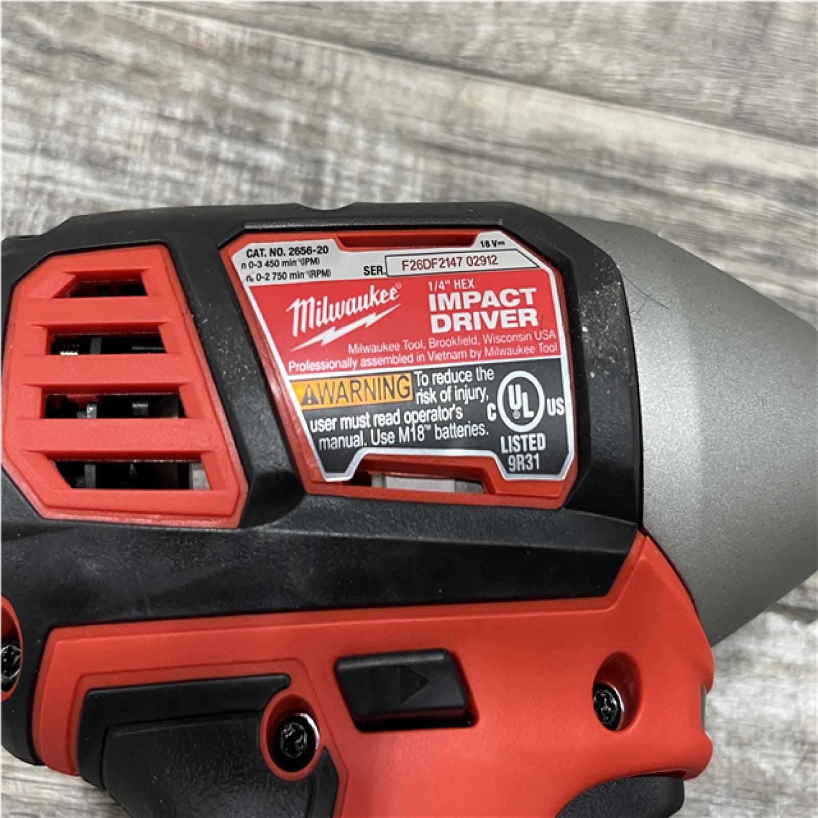 AS-IS Milwaukee 18V Lithium-Ion Cordless Drill Driver/Impact Driver Combo Kit