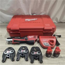 AS-IS MILWAUKEE 12V Force Logic Cordless Press Tool Kit