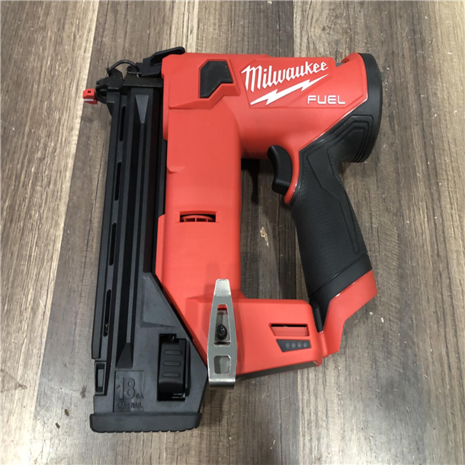 AS-IS Milwaukee  FUEL 12-Volt Lithium-Ion Brushless Cordless 18-Gauge 1-1/2 in. Compact Brad Nailer (Tool Only)