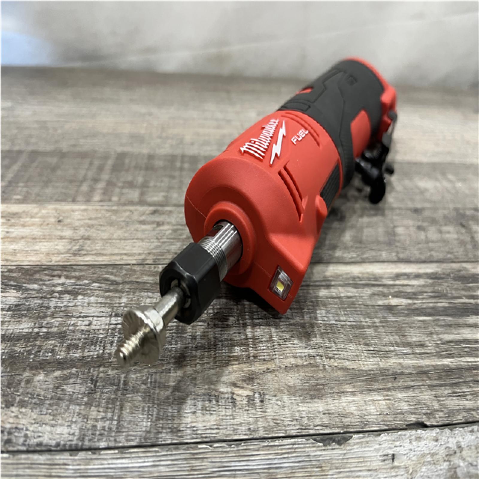 AS-IS Milwaukee FUEL 12V Lithium-Ion Brushless Cordless 1/4 in. Straight Die Grinder (Tool-Only)