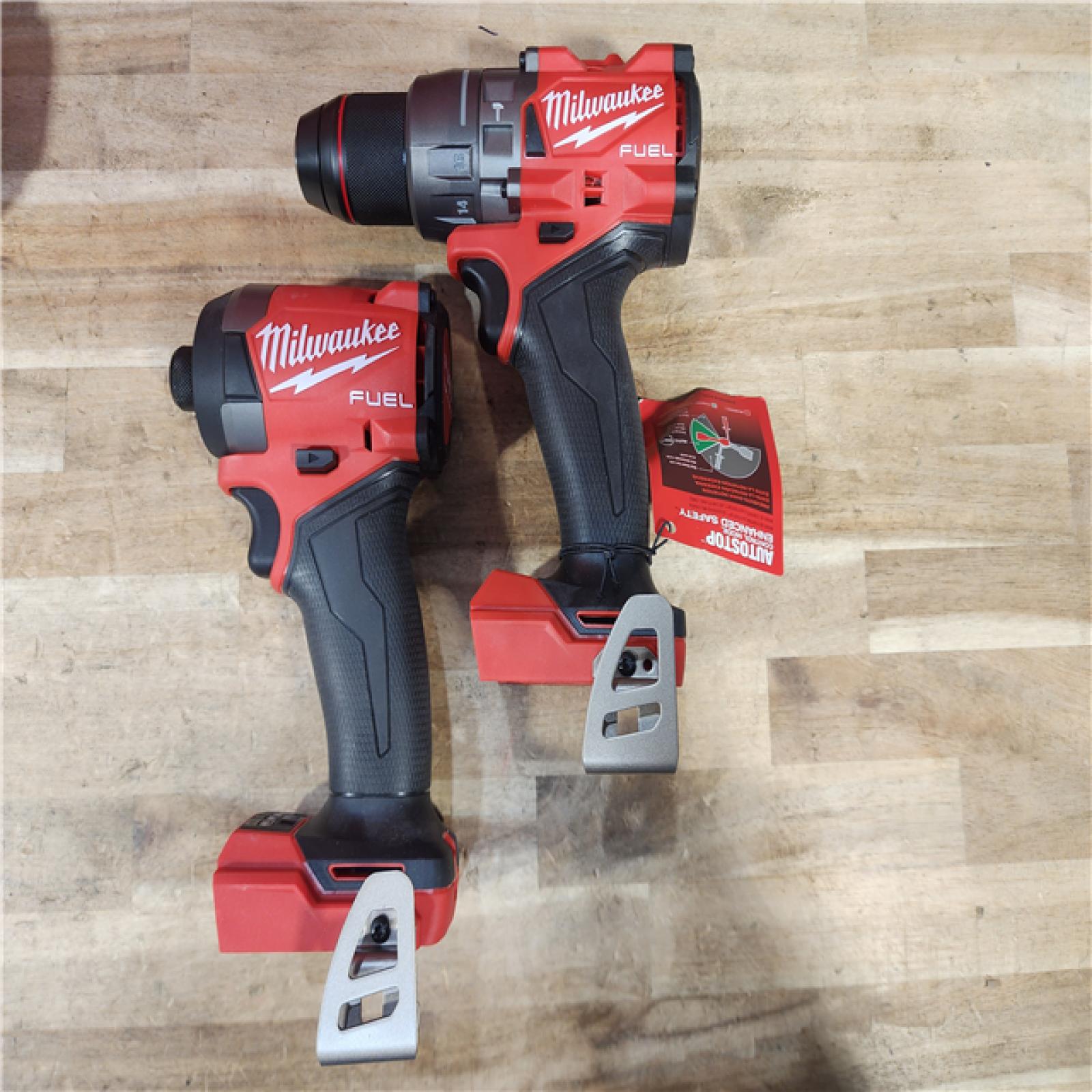HOUSTON LOCATION - AS-IS (APPEARS LIKE NEW) Milwaukee FUEL 18V Lithium-Ion Brushless Cordless Hammer Drill and Impact Driver Combo Kit