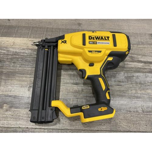 AS-IS DEWALT 20V MAX XR Lithium-Ion Electric Cordless 18-Gauge Brad Nailer (Tool Only)