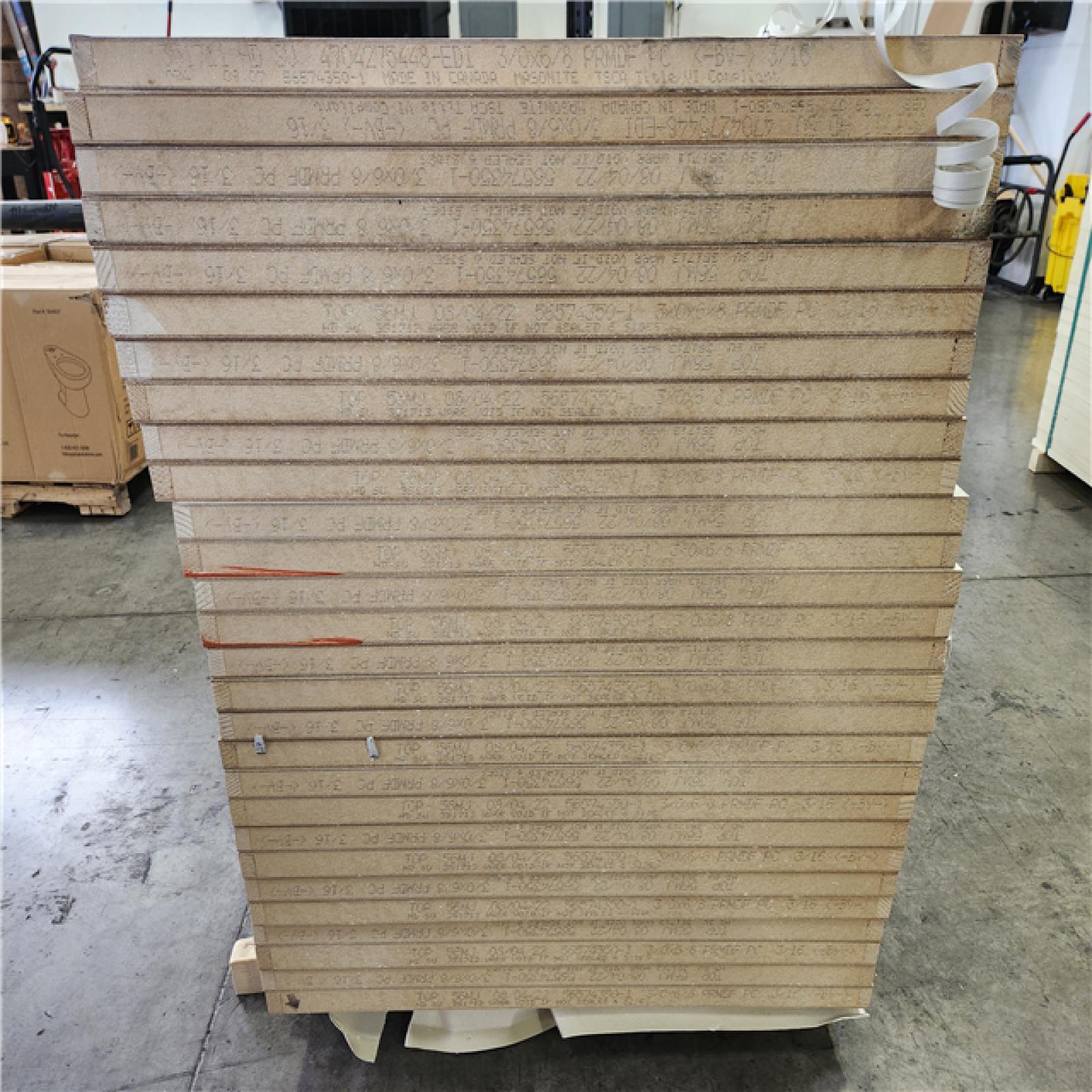 Phoenix Location 36 in. x 80 in. No Panel Primed White Smooth Flush Hardboard Solid Wood Door Pallet (30 Doors)