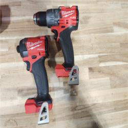 HOUSTON LOCATION - AS-IS Milwaukee FUEL 12-Volt Lithium-Ion Brushless Cordless Hammer Drill and Impact Driver Combo Kit