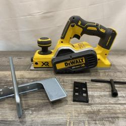 AS-IS DEWALT 20V MAX XR Cordless Brushless 3-1/4 in. Planer (Tool Only)