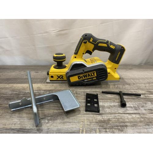 AS-IS DEWALT 20V MAX XR Cordless Brushless 3-1/4 in. Planer (Tool Only)