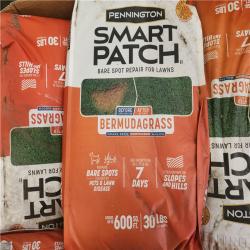 Phoenix NEW Pennington Smart Patch Bermudagrass 30 lb. 600 sq. ft. Grass Seed Bare Spot Repair with Mulch and Fertilizer Pallet (25-Bags)