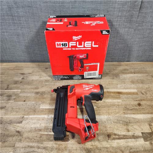 HOUSTON LOCATION - AS-IS Milwaukee FUEL 18-Volt Lithium-Ion Brushless Cordless Gen II 18-Gauge Brad Nailer (Tool-Only)