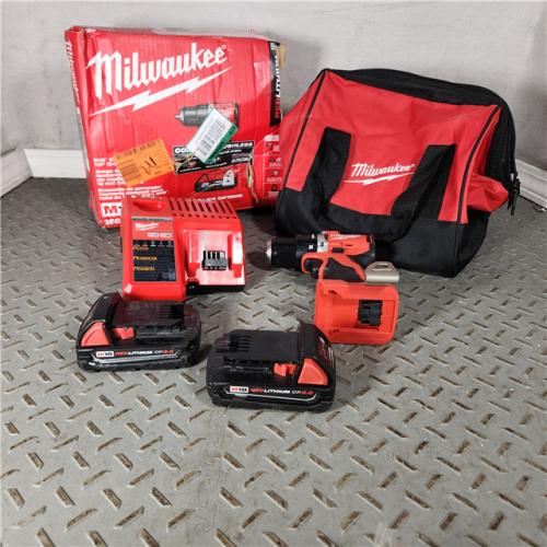 HOUSTON LOCATION - AS-IS Milwaukee M18 Compact Cordless Brushless 1 Tool Drill and Driver Kit