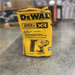 DALLAS LOCATION- DEWALT 20V MAX XR Lithium-Ion 2-1/8 in. 18-Gauge Electric Cordless Brad Nailer Kit w/ 2.0Ah Battery  Charger and Contractor Bag