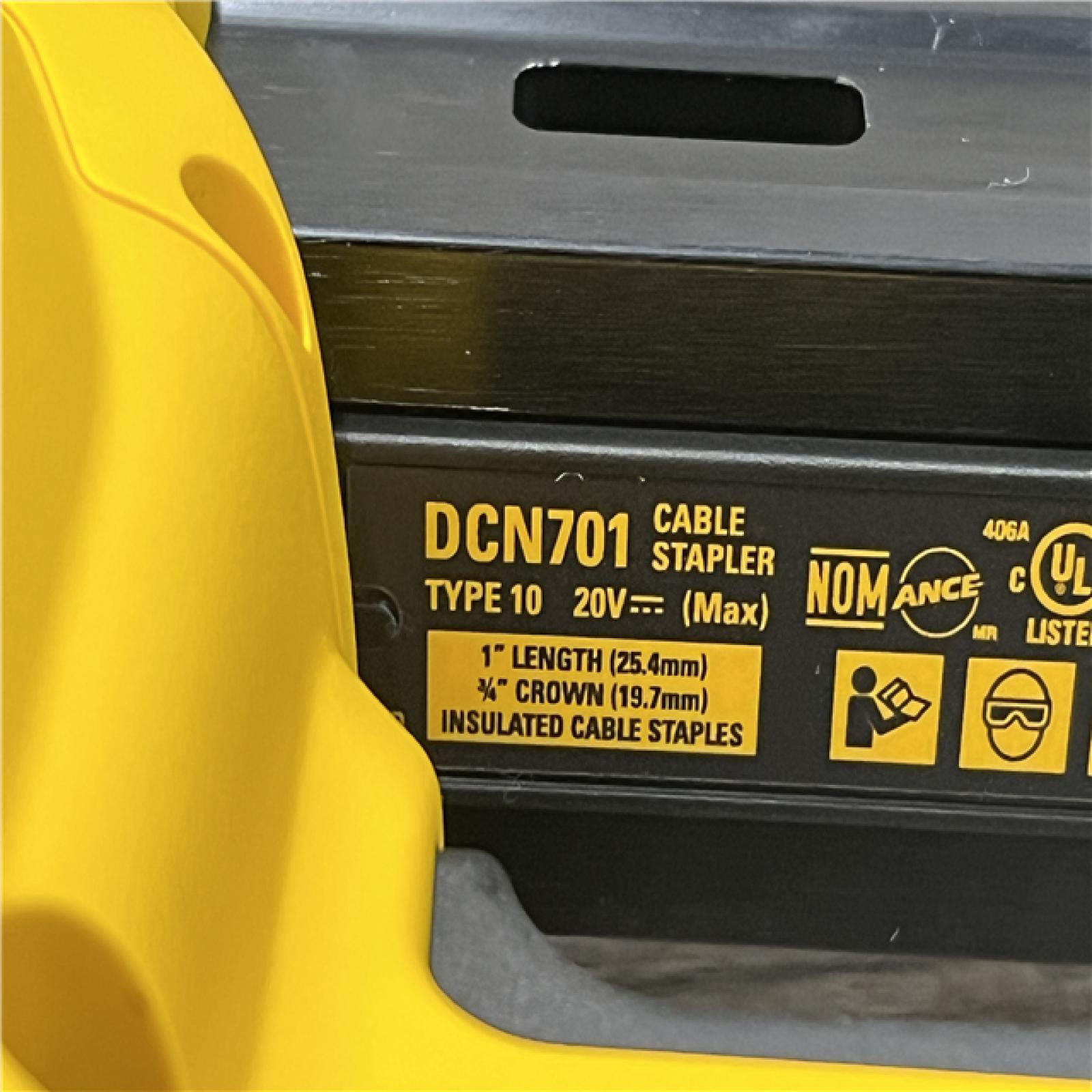 AS-IS DEWALT 20V MAX Lithium-Ion Cordless Cable Stapler (Tool Only)
