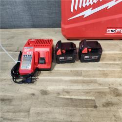 HOUSTON LOCATION - AS-IS (APPEARS LIKE NEW) MILWAUKEE FUEL 18V Lithium-Ion Brushless Cordless Hammer Drill and Impact Driver Combo Kit (2-Tool) with 2 Batteries