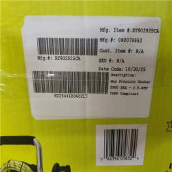 Phoenix NEW RYOBI 2900 PSI 2.5 GPM Cold Water Gas Pressure Washer with 212cc Engine