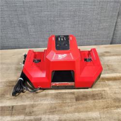 HOUSTON LOCATION - AS-IS Milwaukee 48-59-1815 M18 18V Dual Bay Simultaneous Super Charger (TOOL ONLY)