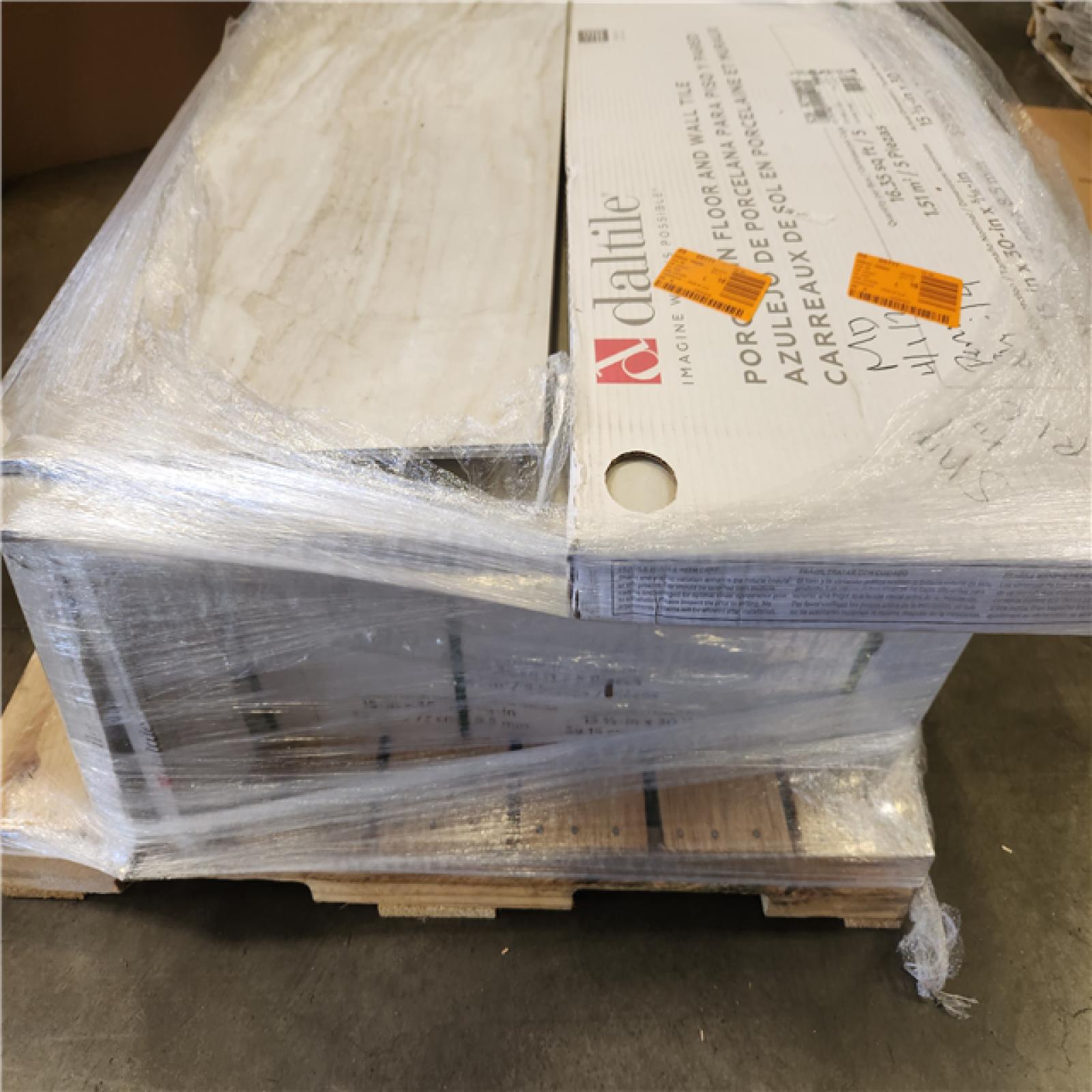 Phoenix Daltile St. Clamont Ivory Marble 15 in. x 30 in. Glazed Porcelain Floor and Wall Tile (245 sq. ft./15 Case)