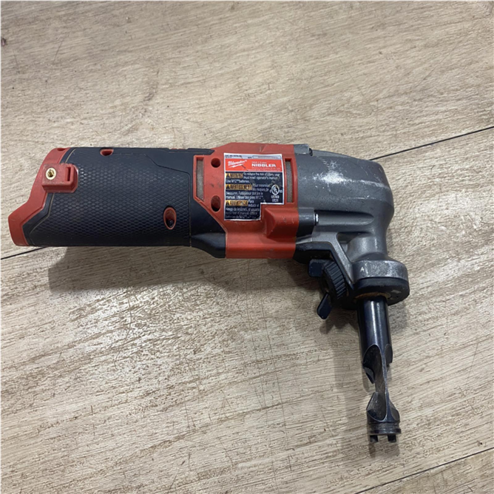 AS-IS Milwaukee FUEL 12-Volt Lithium-Ion Brushless Cordless 16-Gauge Variable Speed Nibbler (Tool-Only)