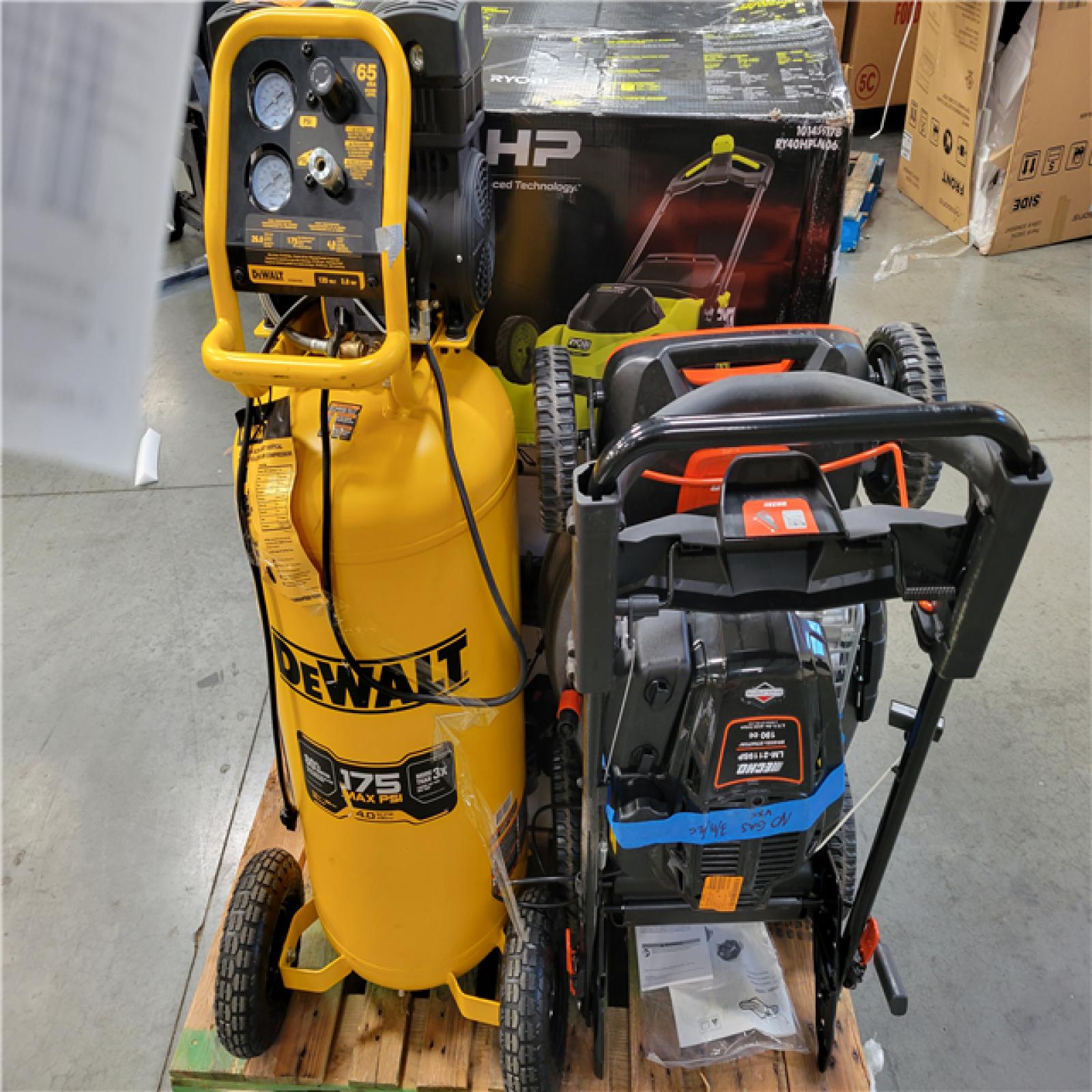 CALIFORNIA AS-IS OUTDOOR POWER EQUIPMENT