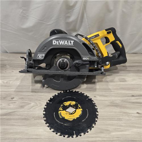 AS-IS DEWALT FLEXVOLT 60V MAX Cordless 7-1/4 in. Wormdrive Style Circular Saw (Tool Only)