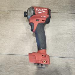 AS-IS- Milwaukee FUEL 18V Lithium-Ion Brushless Cordless 1/4 in. Hex Impact Driver (Tool-Only)