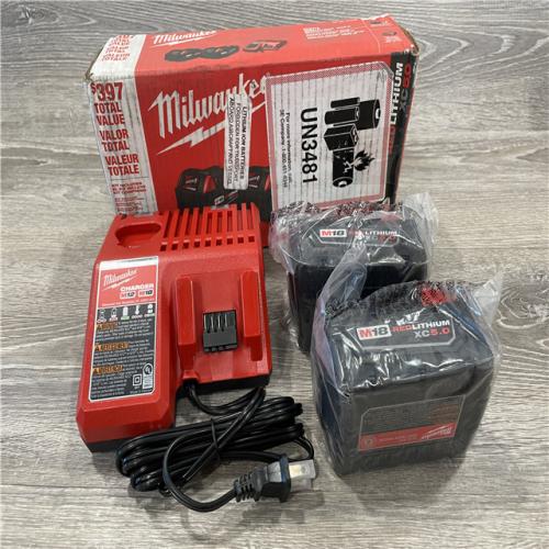 AS-IS Milwaukee M18 18-Volt Lithium-Ion XC Starter Kit