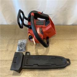 AS-IS Milwaukee FUEL 14 in. 18V Lithium-Ion Brushless Cordless Battery Top Handle Chainsaw (Tool Only)