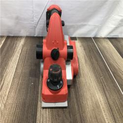 AS-IS Milwaukee M18 18V Lithium-Ion Cordless 3-1/4 in. Planer (Tool-Only)