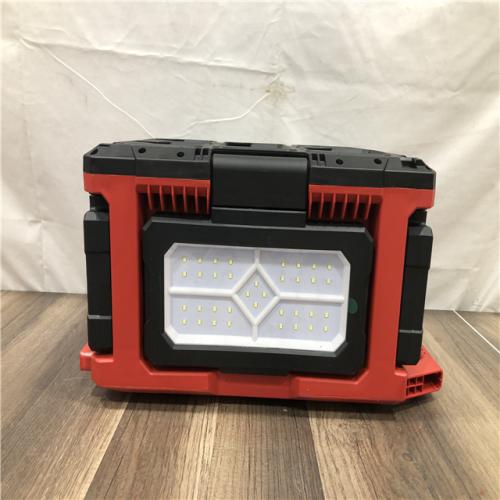 AS-IS Milwaukee 18-Volt Lithium-Ion Cordless PACKOUT 3000 Lumens LED Light with Built-In Charger