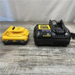 AS-IS DEWALT 20V MAX XR Power-Pack Lithium-Ion Starter Kit with 4. 0Ah Battery and Charger