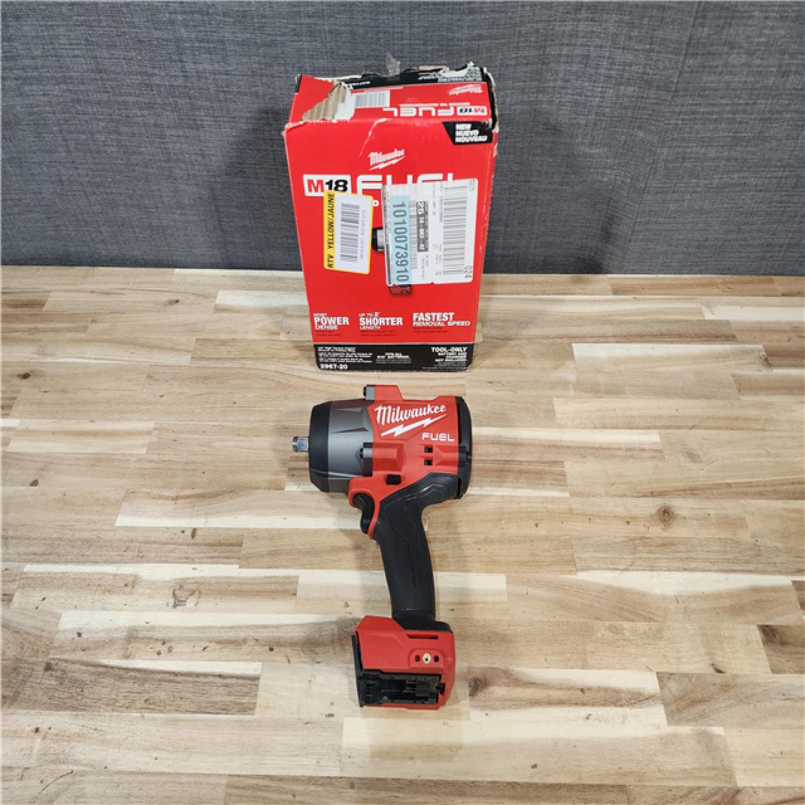 HOUSTON LOCATION - AS-IS Milwaukee  FUEL 18V Lithium-Ion Brushless Cordless 1/2 in. Impact Wrench with Friction Ring (Tool-Only)