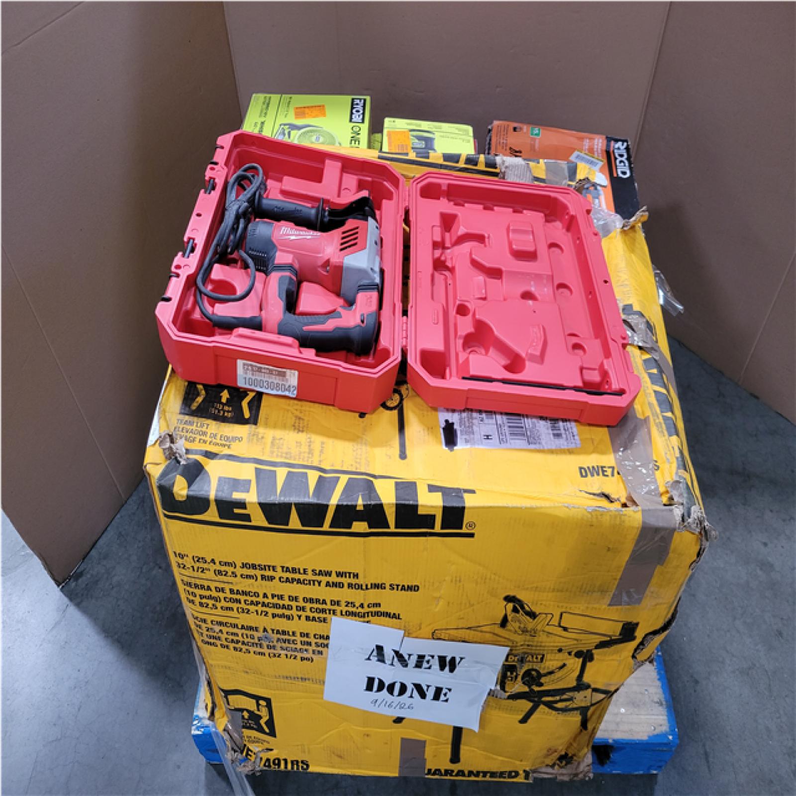 CALIFORNIA AS-IS TOOL PALLET