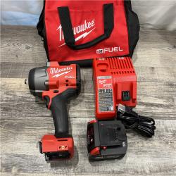 AS-IS Milwaukee FUEL 18V Lithium-Ion Brushless Cordless 1/2 in. Impact Wrench w/Friction Ring Kit