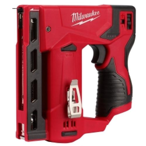 NEW - Milwaukee 12-Volt Lithium-Ion Cordless 3/8 in. Crown Stapler (Tool-Only)