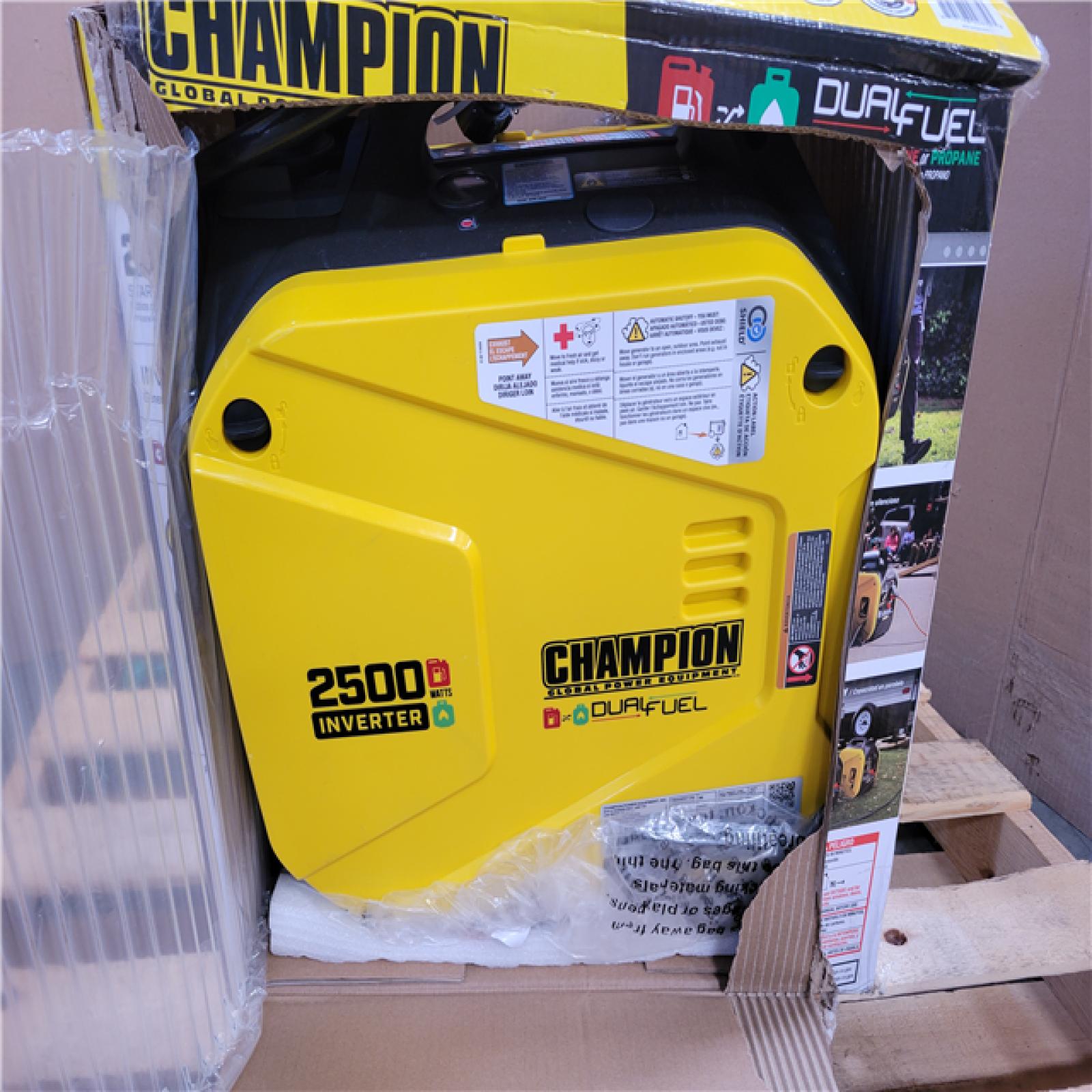 CALIFORNIA AS-IS CHAMPION PORTABLE GENERATOR