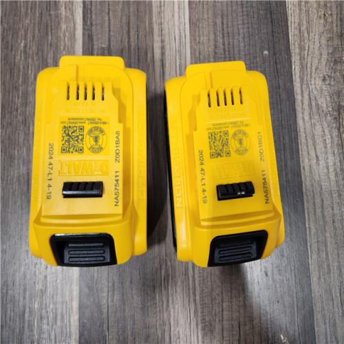 AS-IS - DEWALT 20V MAX XR Premium Lithium-Ion 5.0Ah Battery Pack (2 Pack)