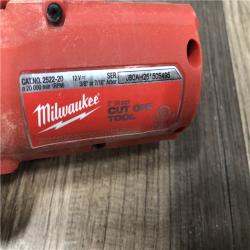 AS-IS Milwaukee  FUEL 12V Lithium-Ion Brushless Cordless 3 in. Cut Off Saw (Tool-Only)