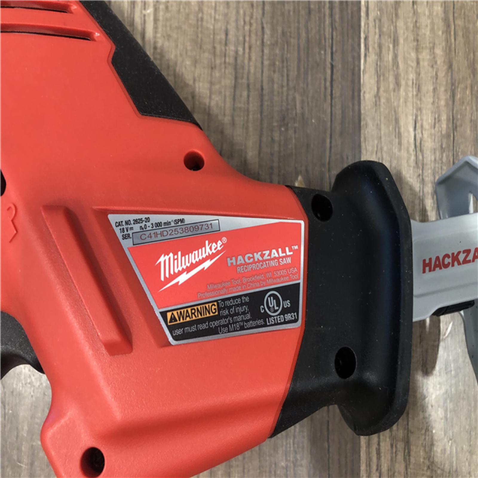 AS-IS Milwaukee M18 18V Lithium-Ion Cordless HACKZALL Reciprocating Saw (Tool-Only)