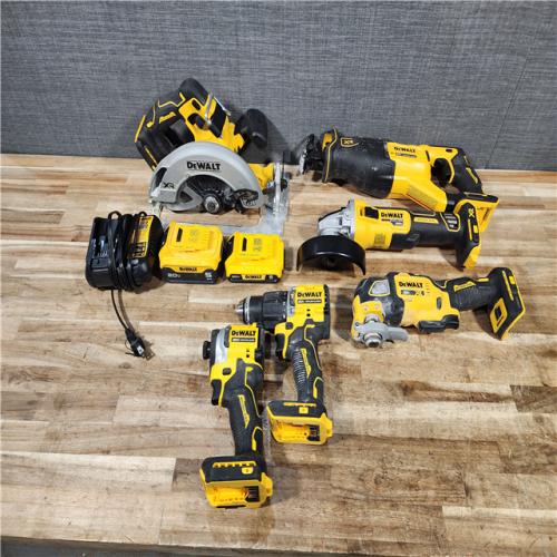 HOUSTON LOCATION - AS - IS DEWALT 20V MAX Lithium-Ion Cordless 6-Tool Combo Kit
