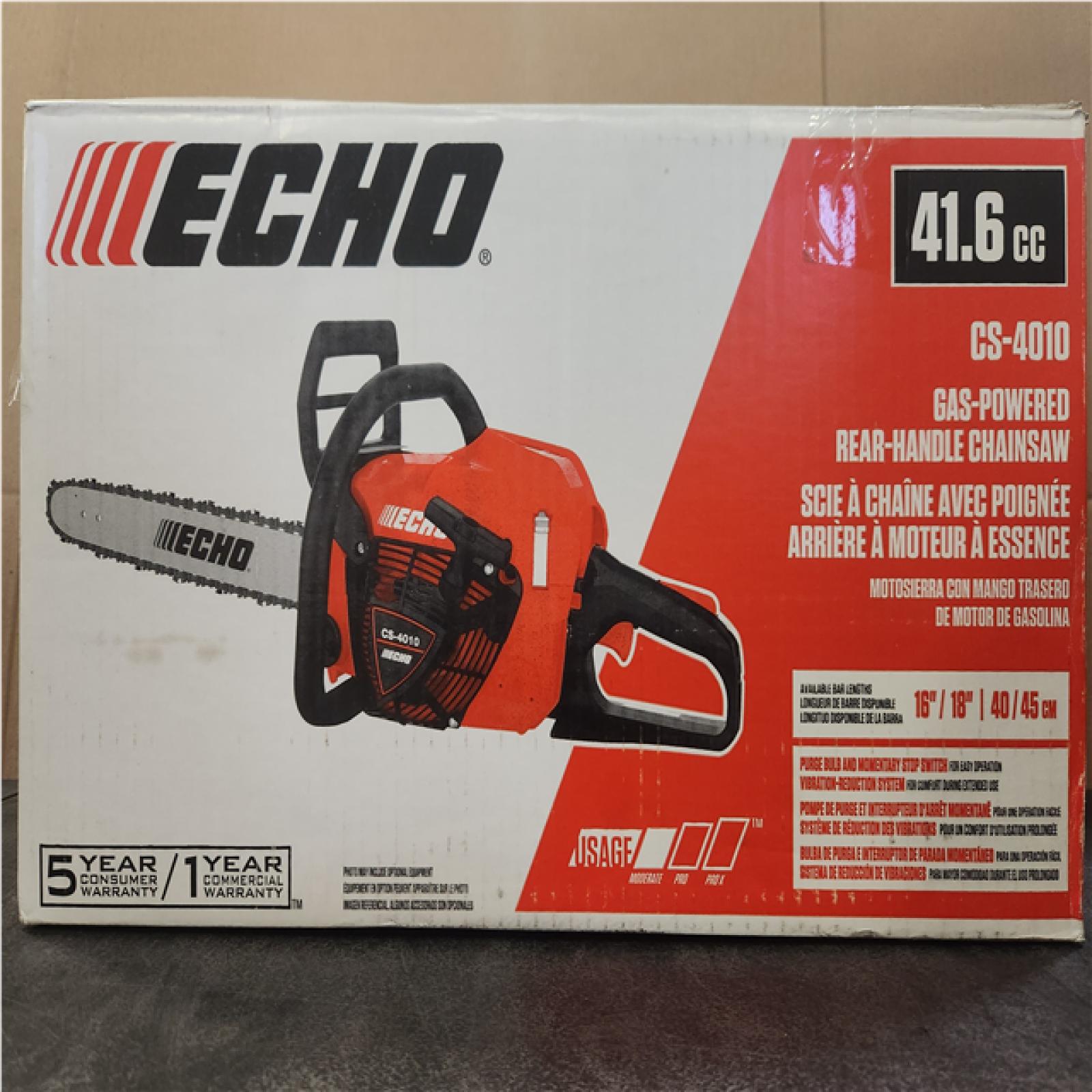 Phoenix NEW ECHO 18 in. 41.6 cc 2-Stroke Gas Rear Handle Chainsaw